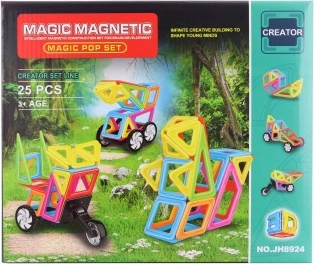 Magnetiline ehituskomplekt Magic Magnetic Pop Set 25 osaga