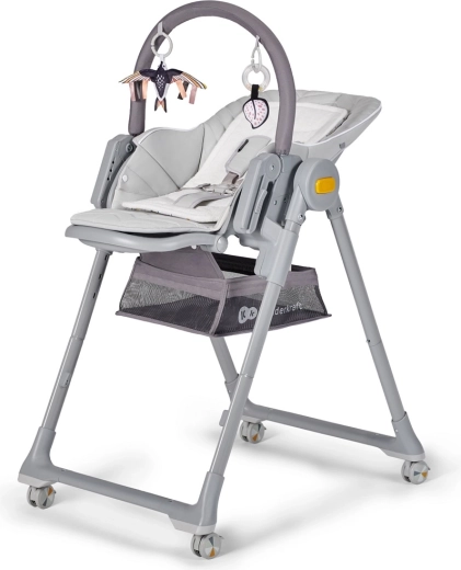 Kinderkraft Select söögitool ja lamamistool 2in1 Lastree grey