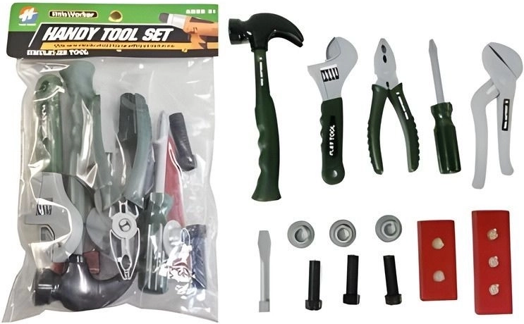 Laste tööriistakomplekt kotis