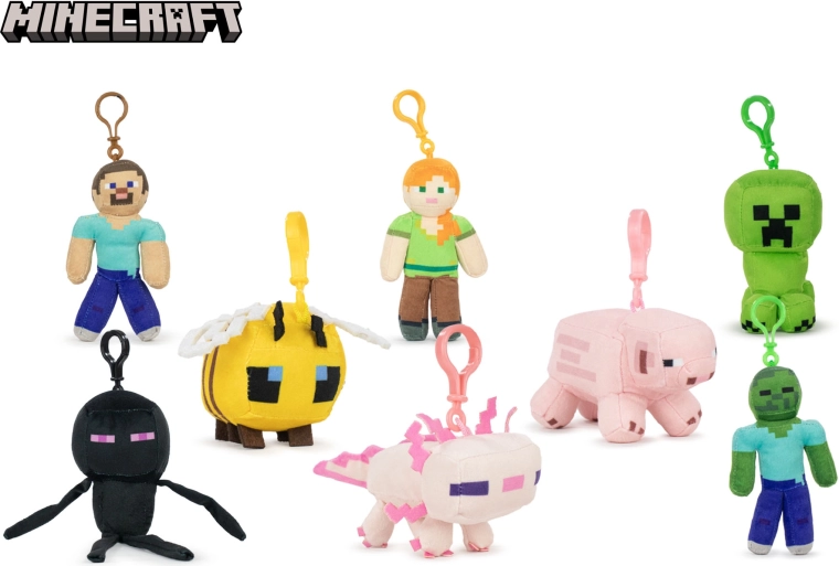 Minecraft plush keychain 12 cm