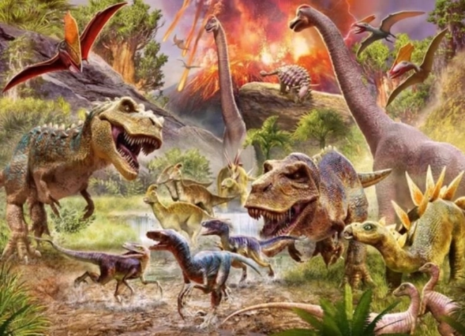 Ravensburgeri dinosaurusteemaline pusle 60 tk