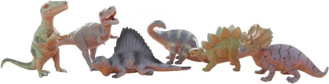 Plastikust dinosauruste komplekt 12 tk