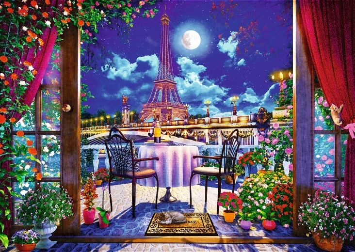 Trefl Premium Plus pusle: Öine Pariis, 1000 tükki