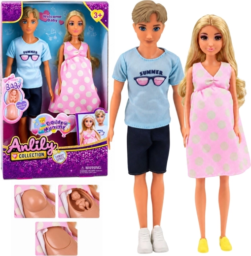 Anlily perekond – rase ema, isa ja beebi