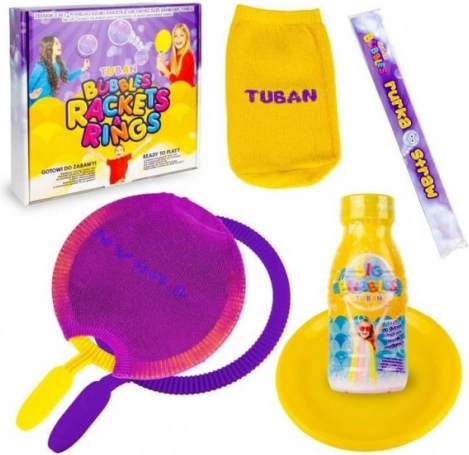 Bubble Rocket and Hoop Set
