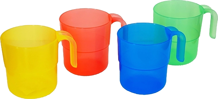 Virnastatav plastkruus 0,33 l – värvide segu