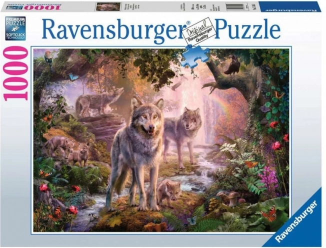 Ravensburgeri pusle 1000 tükki – suvine hundipere