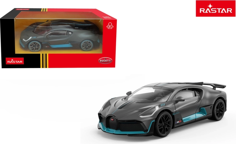Metallist mänguauto Bugatti Divo 1:43 hall Rastar - 1 tk
