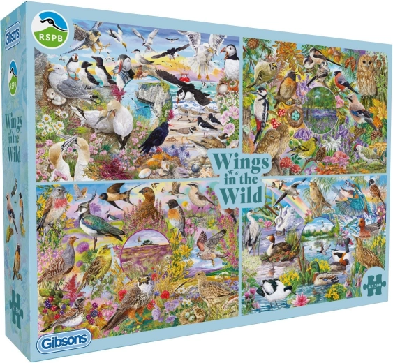 Gibsons RSPB pusle „Tiivad looduses“ 4×500 tükki