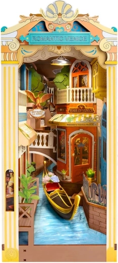 3D Book Nook Romantic Venice – DIY Kit with LED