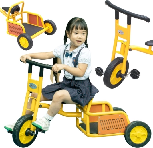 Children’s tricycle with cargo platform CLASSIC WORLD EDU from 3 years