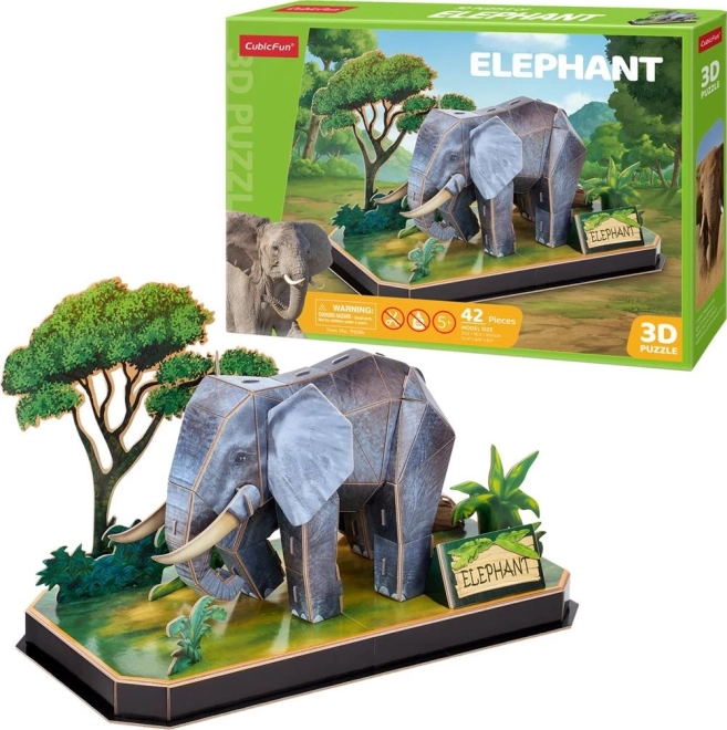 3D pusle Loomasõbrad – elevant, 42 tükki