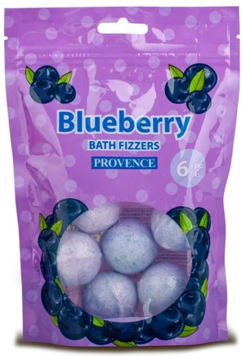 Fizzy Bath Bombs Blueberry Provence 6 pcs (20 g)