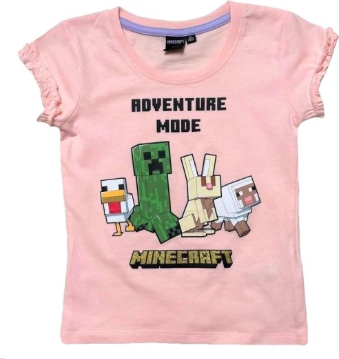 Pink Minecraft T-Shirt