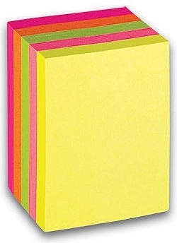 Neoonvärviline isekleepuv märkmepaber CONCORDE 51 × 38 mm, kuubik 5 värvi (300 lehte)