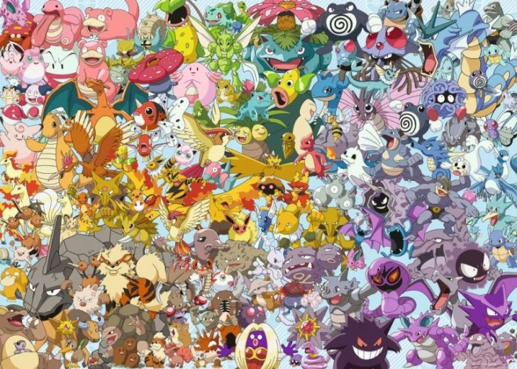 Pusle 1000 tükiga POKEMON Challenge – RAVENSBURGER