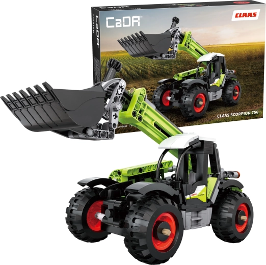 CaDA teleskooplaadur Claas Scorpion 756 – 401-osaline ehituskomplekt