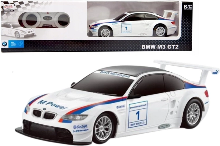 Racing RC Car 1:24 BMW M3 GT2 White