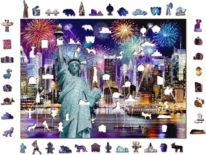 Puidust pusle Öine New York 2in1