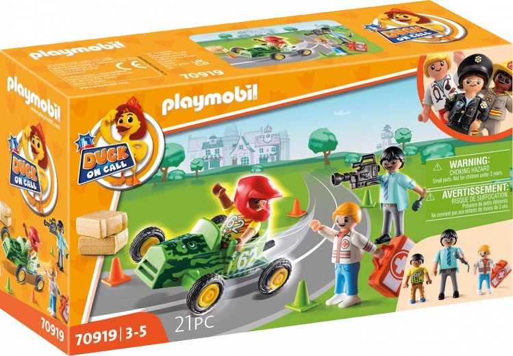 Playmobil Duck On Call Päästeoperatsioon Abi võidusõitjale