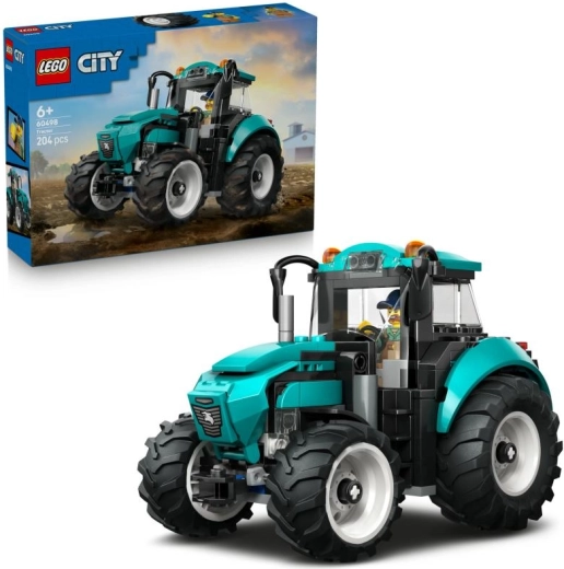 LEGO City traktor lastele 6+ koos 204 klotsiga