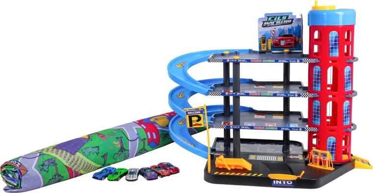 Suur viltmängumatt teede ja tänavatega