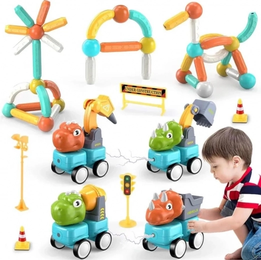 Dinosaur Magnetic Locomotive by Woopie Toys