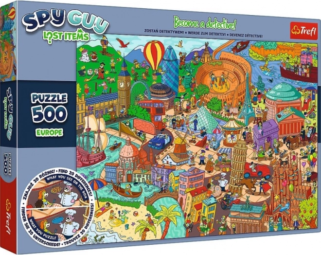 Pusle 500 tükki Spy Guy Lost Items Euroopa