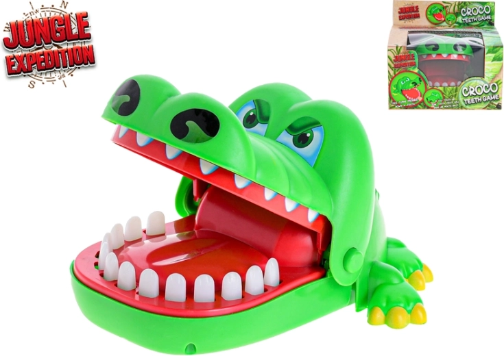 Biting Crocodile Game Jungle Expedition 16 cm