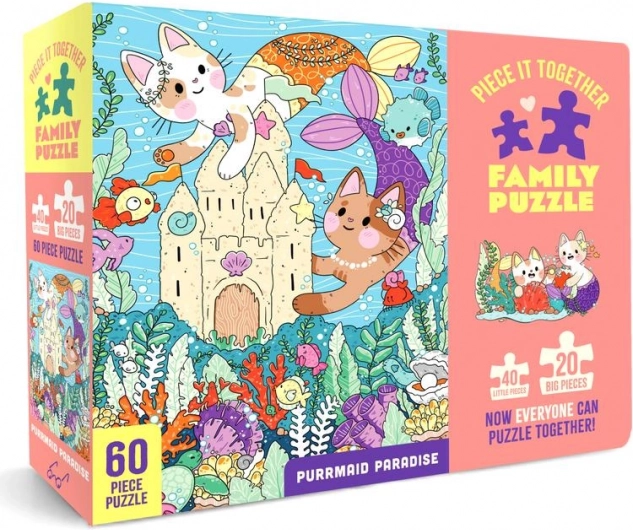 Peremõistatus Purrmaid Paradise 60 tükki – Chronicle Books