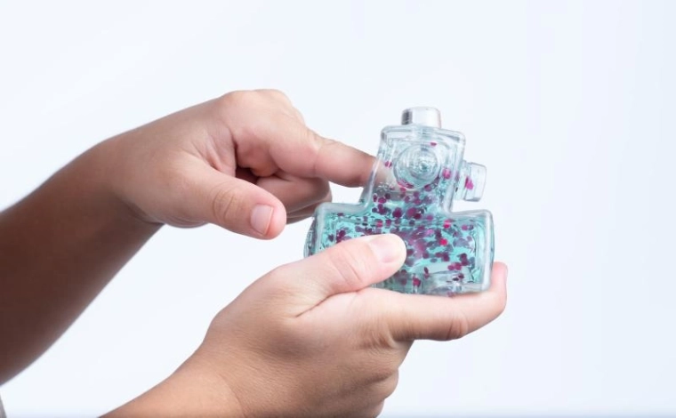 Fidget Blox Touch Pigista mind – roheline stressivastane abivahend