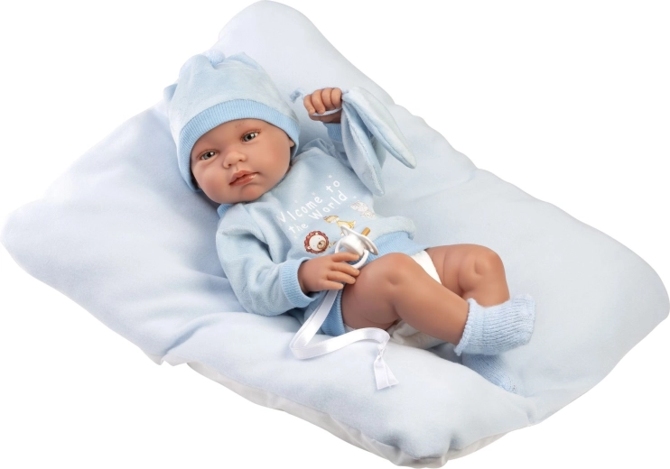 Llorens New Born vastsündinud realistlik beebinukk (poiss) 43 cm