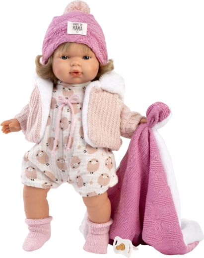 Llorens Lola realistlik helidega nukk pehme riidest kehaga 38 cm