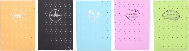 Lined A4 Notebook with 40 Sheets and Dots