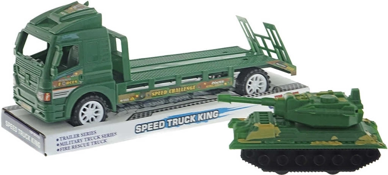 Sõjaväe transpordiauto tankiga (inertspõhjaga)
