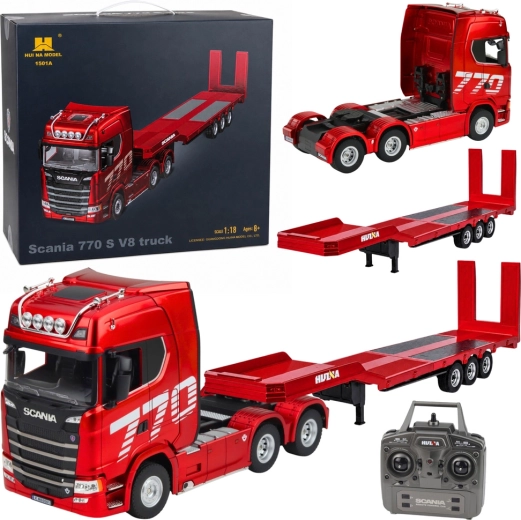 RC-veok Scania 770S haagisega Huina 1:18 - 1 tk