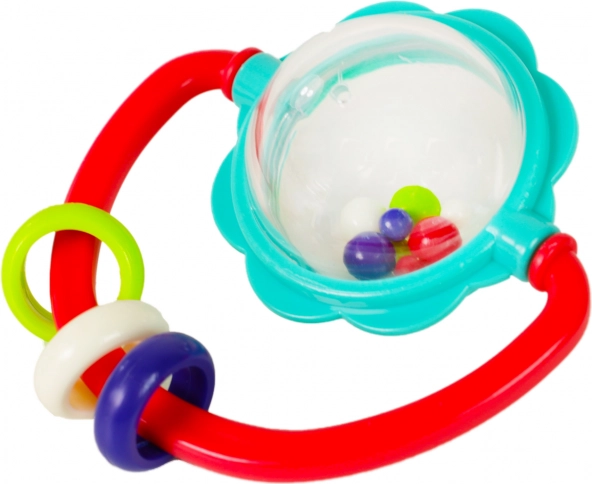 Flower-shaped rattle