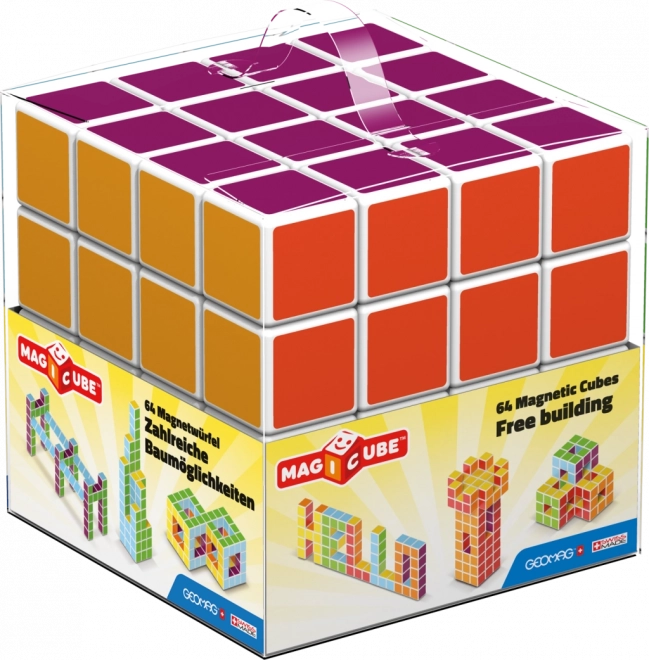 Magnetkuubikud Geomag Magicube Free Building 64 tk