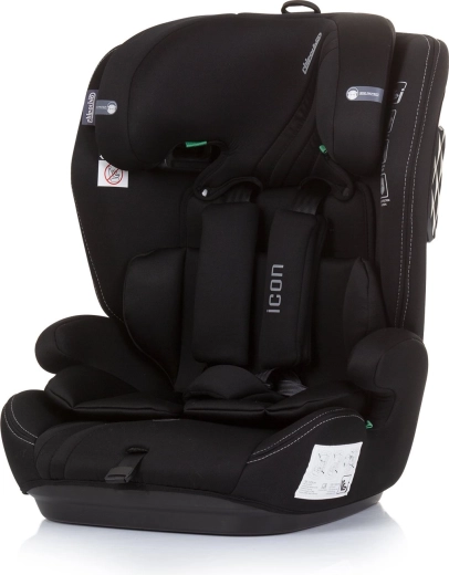 Laste turvatool Chipolino Icon i-Size 76–150 cm, obsidian