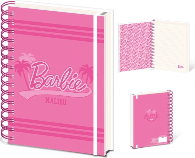 A5 spiraalplokk BARBIE (Malibu) – jooneline