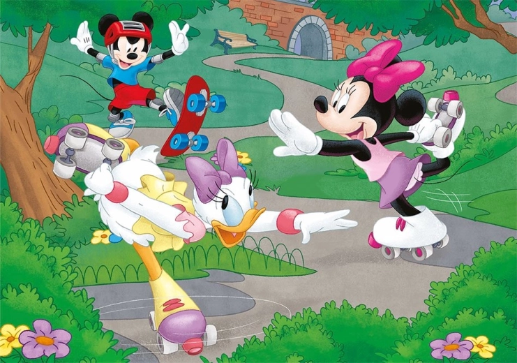 Pusle Minnie teeb sporti 100 XL tükki
