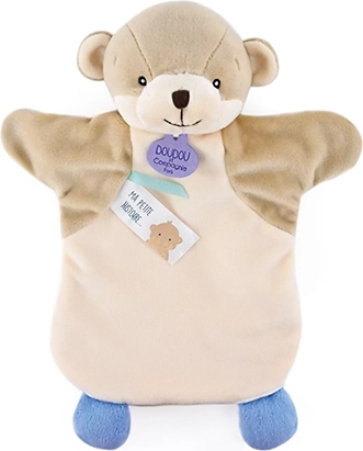 Plush otter hand puppet, 25 cm