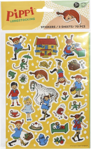 Pipi Pikksukk kleepsukomplekt