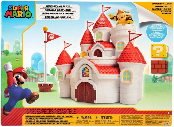 Super Mario playset Mushroom Kingdom Castle