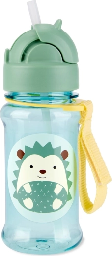 Skip Hop Zoo Tritan Renew joogipudel kõrrega, siil 355 ml