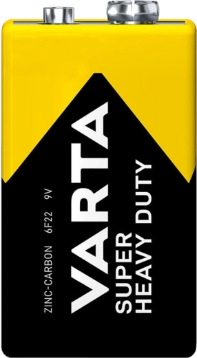 VARTA SuperLife 9V patarei 6F22 tsink