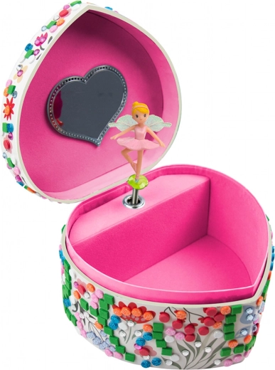 3D mosaic music box – heart