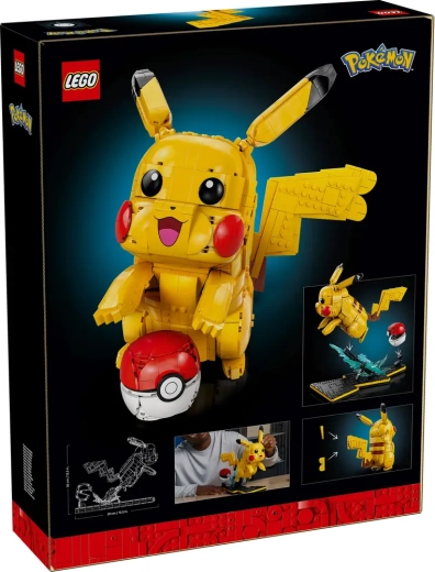 Ikooniline väljapanekumudel Pikachu koos Poké Balliga