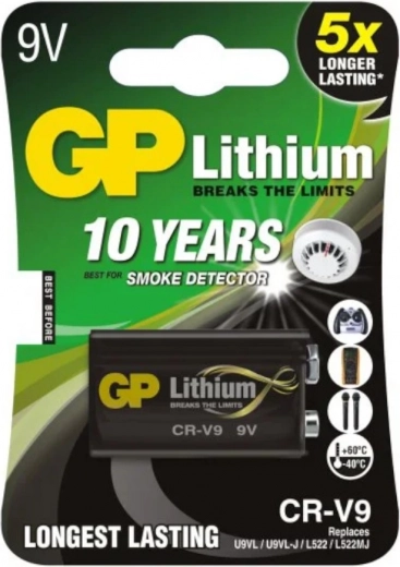 Liitiumaku GP 9V