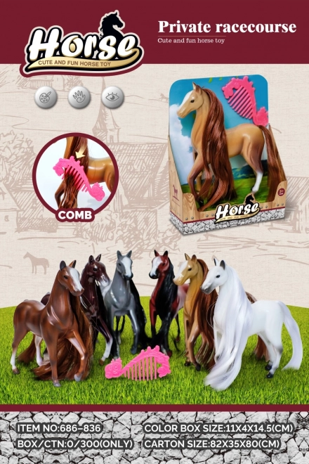 Pony Toy with Comb